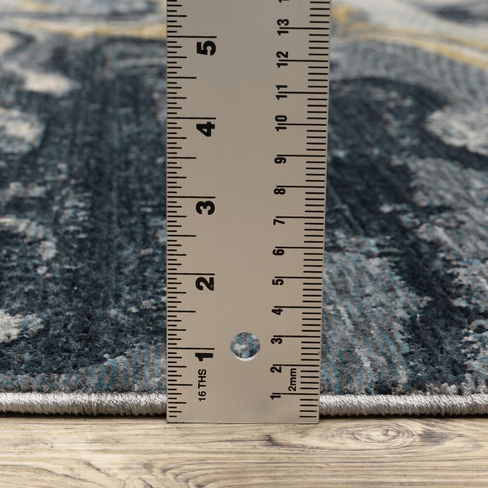 Oriental Weavers Capella Abstract Blue 6&#39;7&quot; x 9&#39;6&quot; Area Rug, , large