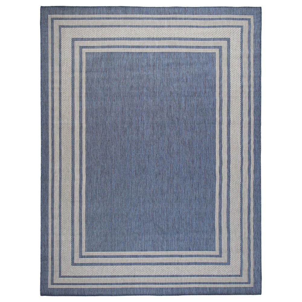 Nourison Horizon HOZ03 Denim 9&#39; x 12&#39; Indoor/Outdoor Area Rug, , large