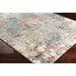 Surya Pune Deep Teal, Sky Blue, Light Beige, Tan, Dark Brown and Burnt Orange 8"10" x 12"4" Area Rug, , large
