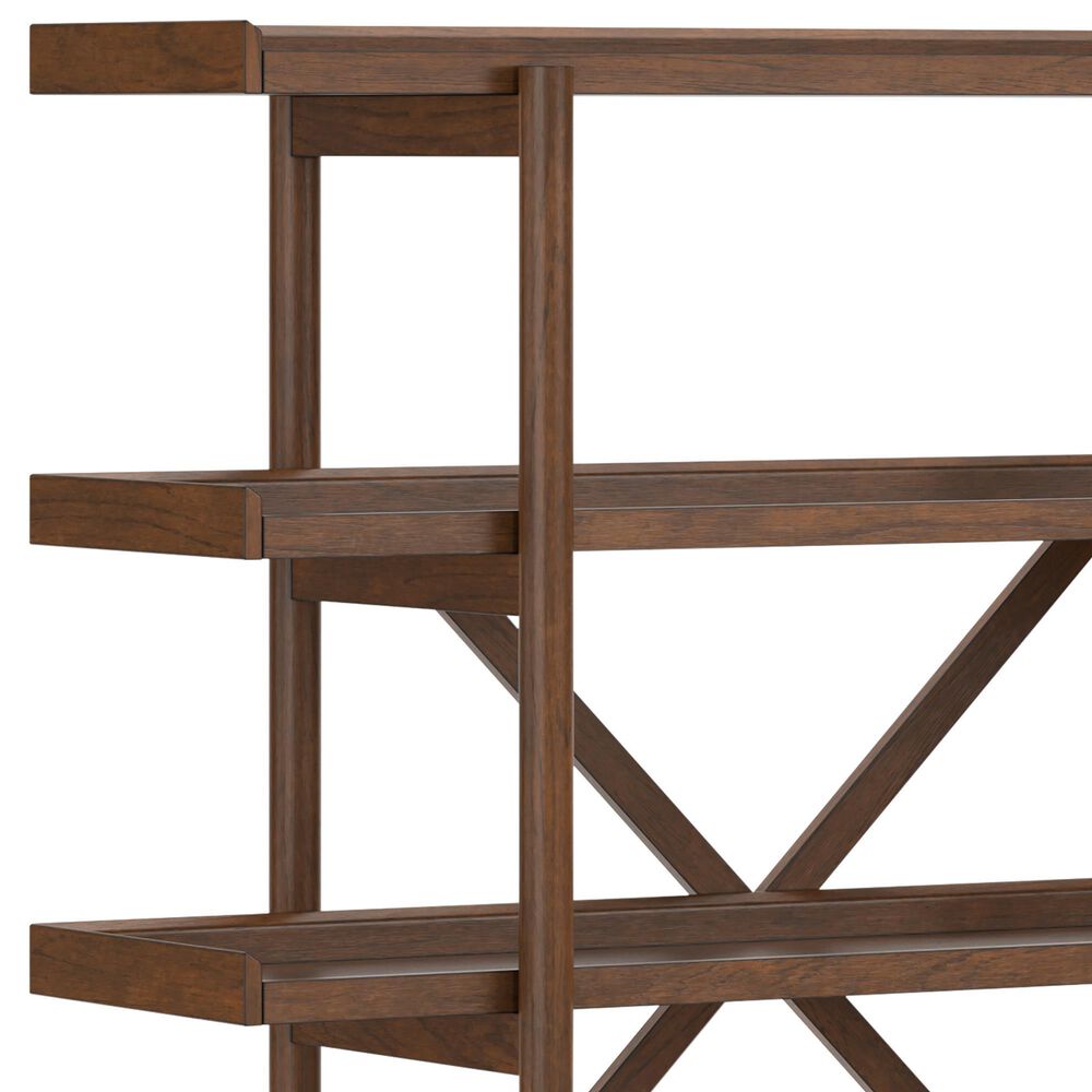 Ashley Lyncott 70" Bookcase in Brown, , large