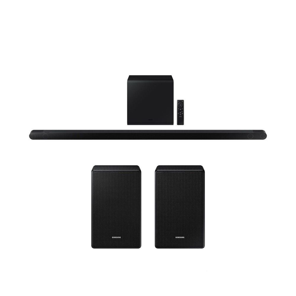 Samsung 3.1.2 Channel Soundbar with Wireless Subwoofer + Wireless Rear  Speaker Kit with Dolby Atmos | NFM