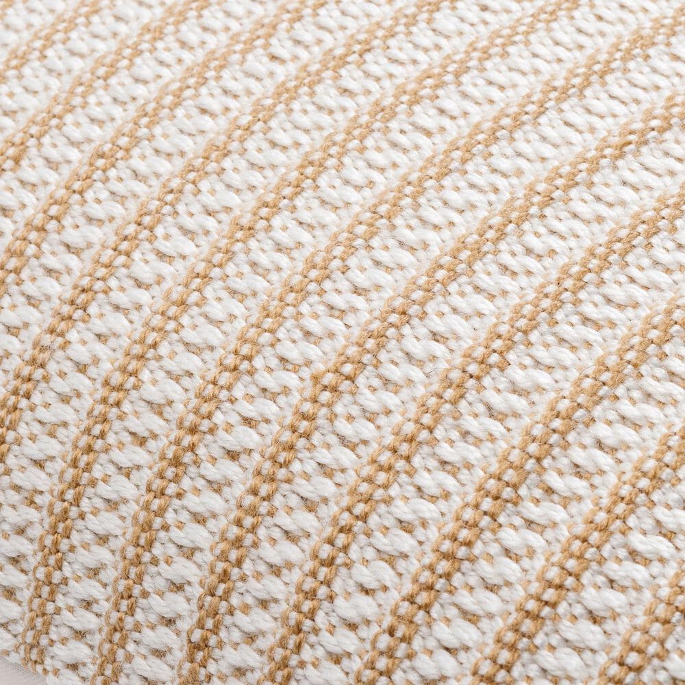 Surya Ryazan 20&quot; Square Pillow Cover in Beige and Cream, , large