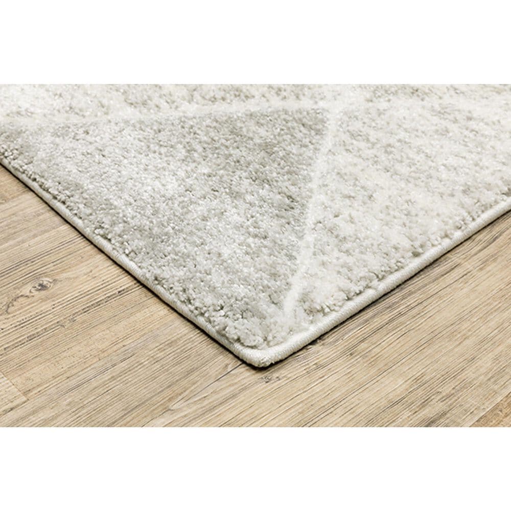 Oriental Weavers Cambria Lattice 6&#39;7&quot; x 9&#39;6&quot; Grey Area Rug, , large