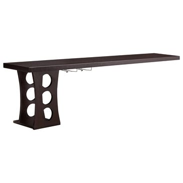 Furniture of America Kline Floating Wine Rack in Cappuccino, , large