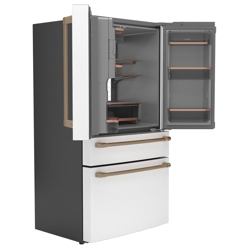 Cafe 22.3 Cu. Ft. 4-Door French Door Refrigerator in Matte White, , large