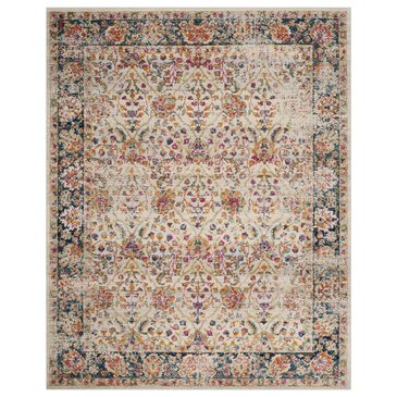 Safavieh Madison MAD609D 10" x 14" Cream and Navy Area Rug, , large