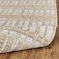Feizy Odell 2" x 3" Tan and Silver Area Rug, , large