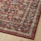 Rifle Paper Co Crafted by Cloth and Company Courtyard 5" x 7"6" Eve Crimson Area Rug, , large