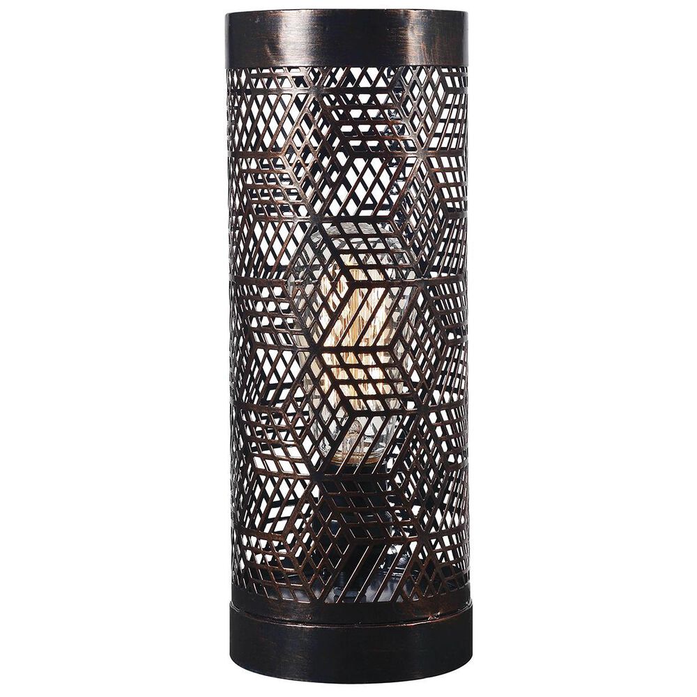 Kenroy Rubik Accent Lamp in Copper Bronze, , large