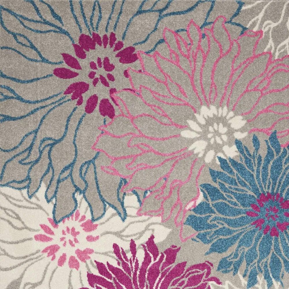 Nourison Passion PSN17 1&#39;10&quot; x 6&#39; Grey Runner, , large