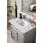James Martin Vanities Brittany 36" Single Bathroom Vanity in Urban Gray with 3 cm Eternal Jasmine Pearl Quartz Top and Rectangle Sink, , large