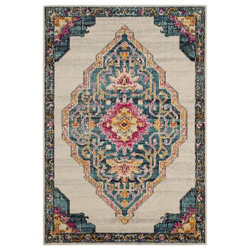 Safavieh Monaco MNC254F 5" Square Multicolor Area Rug, , large