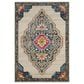 Safavieh Monaco MNC254F 5" Square Multicolor Area Rug, , large