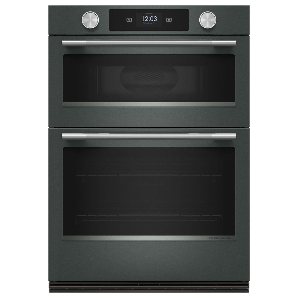 KitchenAid 2-Piece Kitchen Package with Juniper 30" Smart Combination Wall Oven and Stainless Steel 30" Gas Cooktop, , large