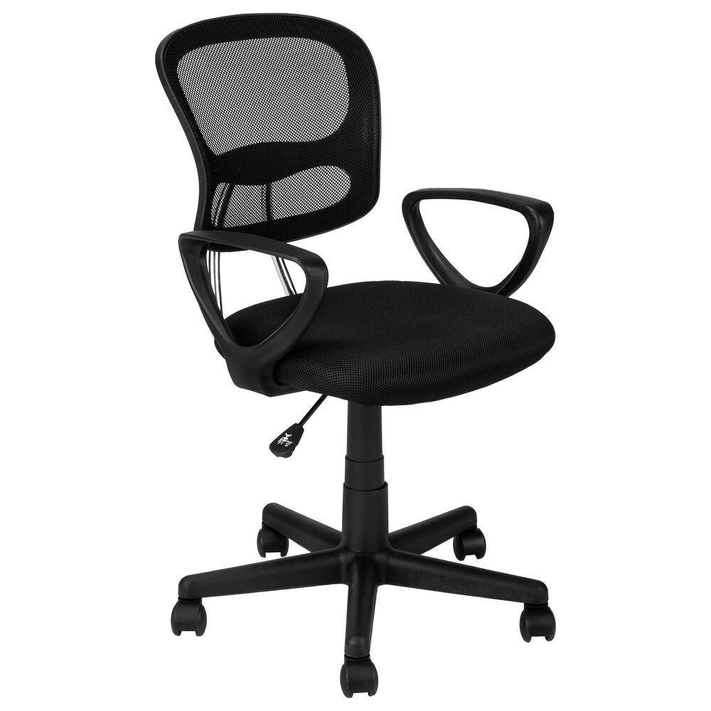Monarch Specialties Juvenile Office Chair in Black, , large
