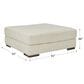 Ashley Lindyn Oversized Accent Ottoman in Ivory, , large