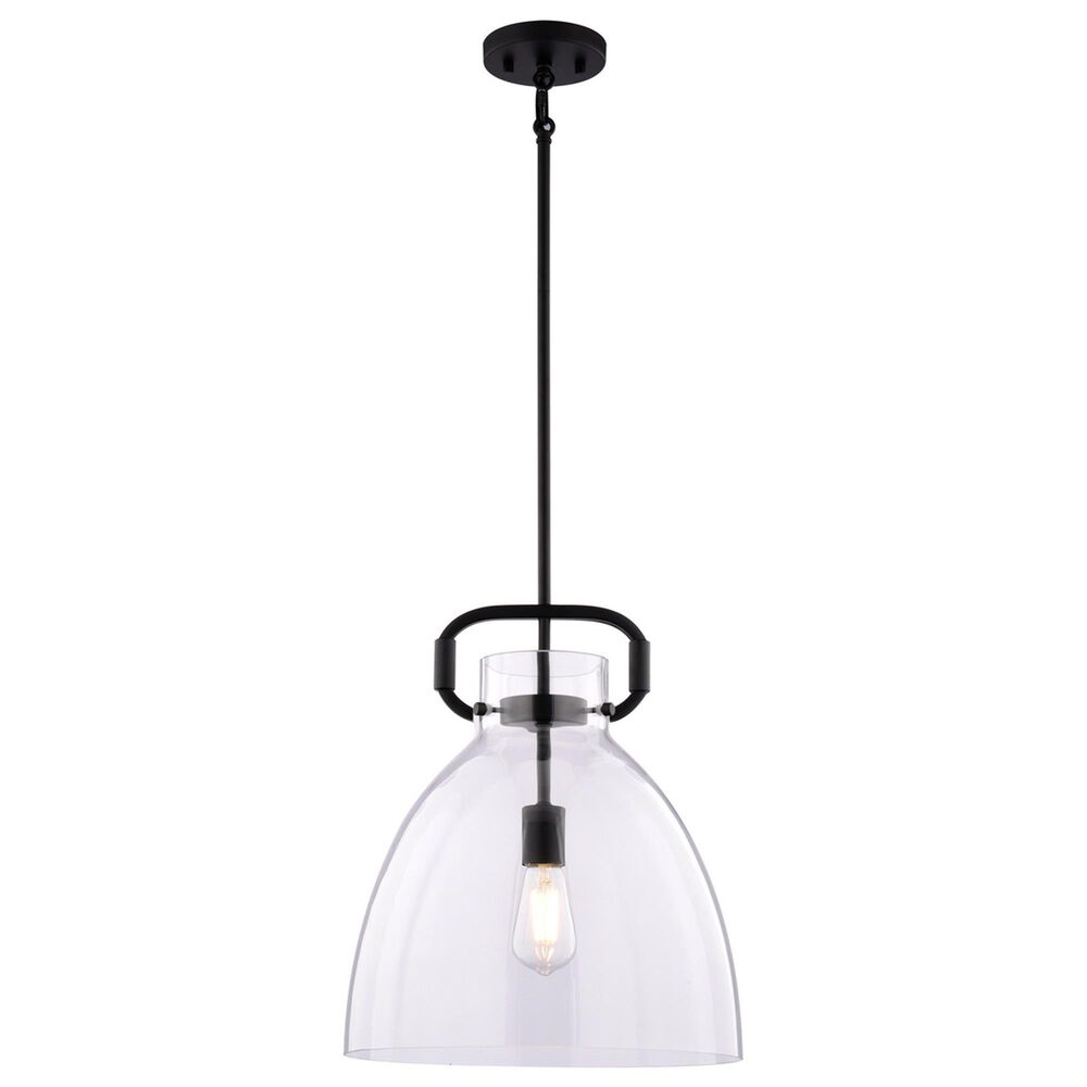 Vaxcel Lighting Madrona 1-Light Pendant in Black, , large