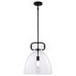 Vaxcel Lighting Madrona 1-Light Pendant in Black, , large