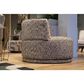 Emerald Home Furnishings Delphine Swivel Chair in Brown, , large