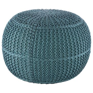 Surya Dita Pouf in Aqua, , large