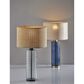 Adesso Delilah Table Lamp in Black and Clear, , large