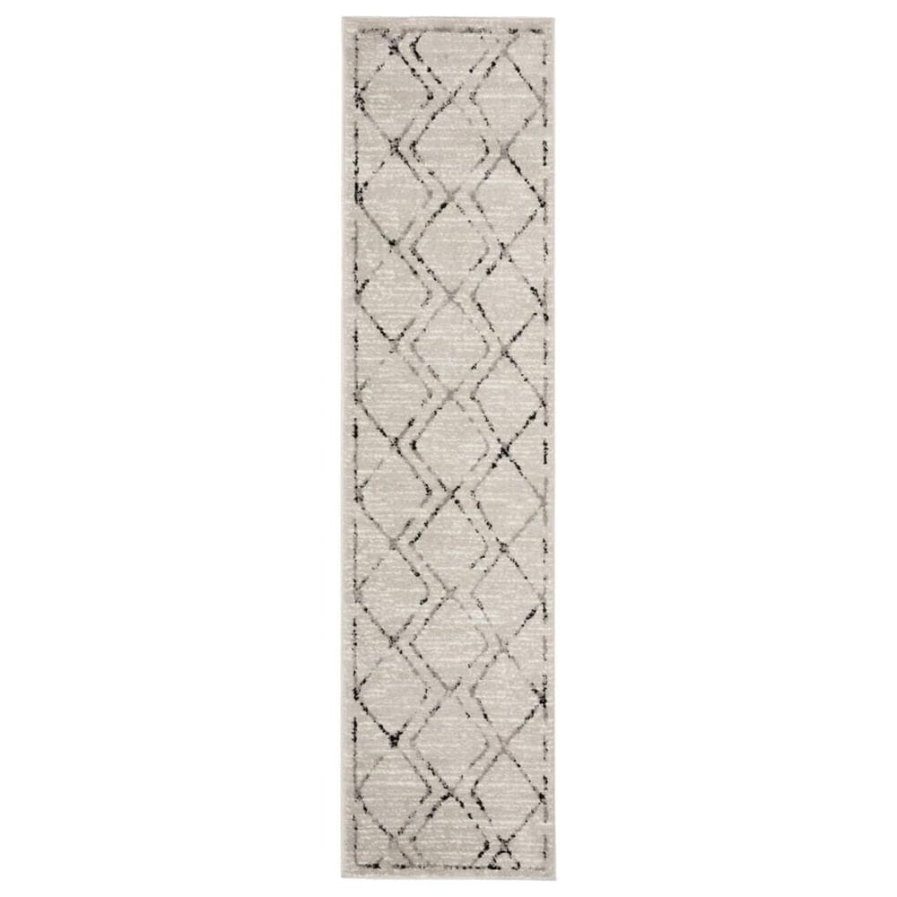 Safavieh Skyler 2" x 10" Ivory and Gray Runner, , large