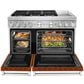 KitchenAid 6.3 Cu. Ft. Freestanding Double Oven Dual Fuel Range with True Convection in Scorched Orange, , large