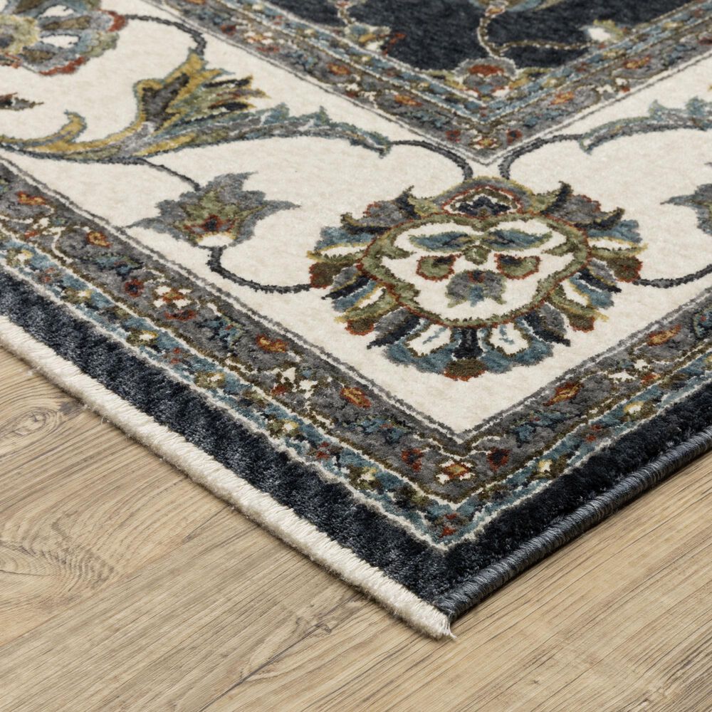 Oriental Weavers Vivian VI01B 2&#39;3&quot; x 7&#39;6&quot; Blue Runner, , large