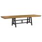 Ashley Galliden Extension Dining Table in Black and Brown - Table Only, , large