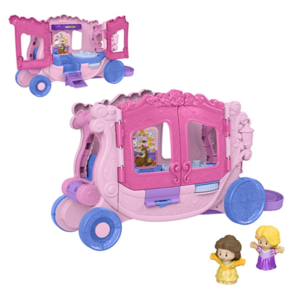 Fisher Price Little People Disney Princess Deluxe Vehicle Playset, , large