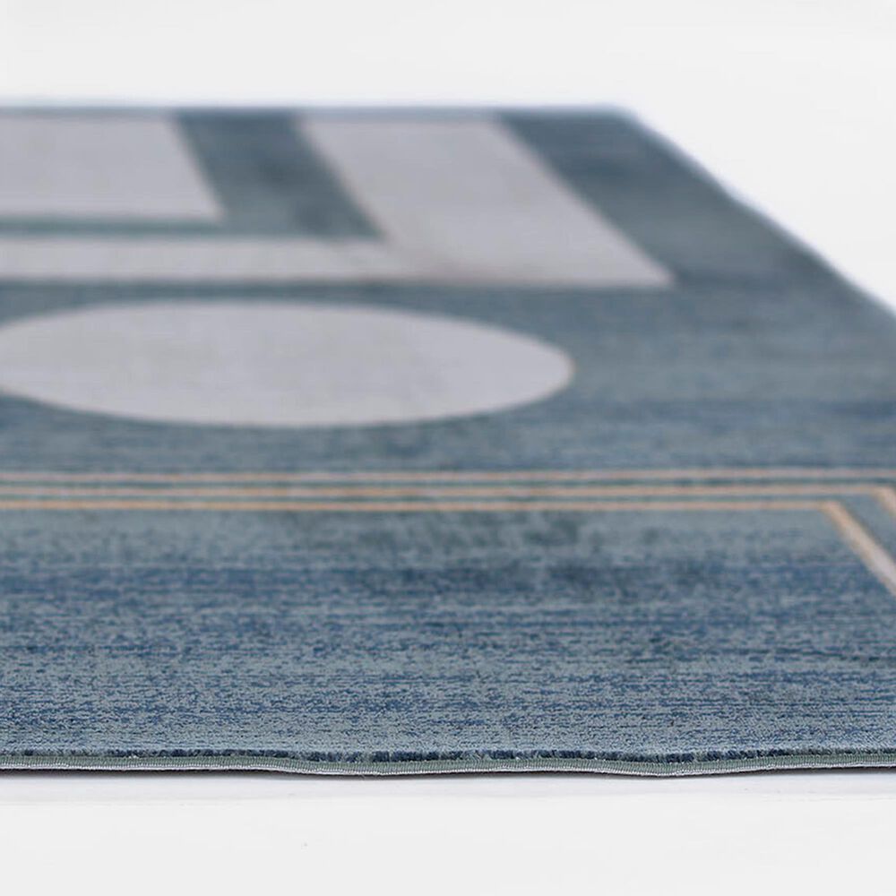 Momeni Edition 2&#39;2&quot; x 7&#39;7&quot; Blue Runner, , large