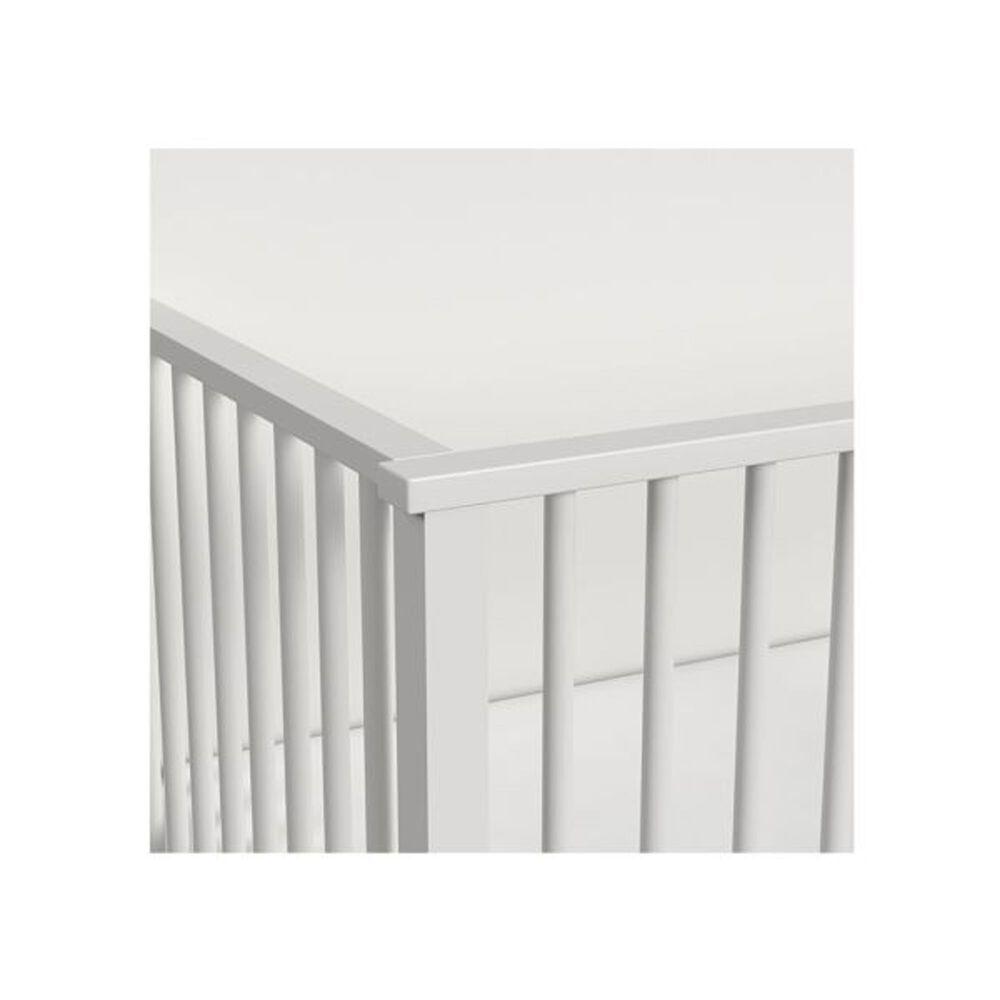 Mayberry Hill Wyller Crib with Guard Rail in White, , large