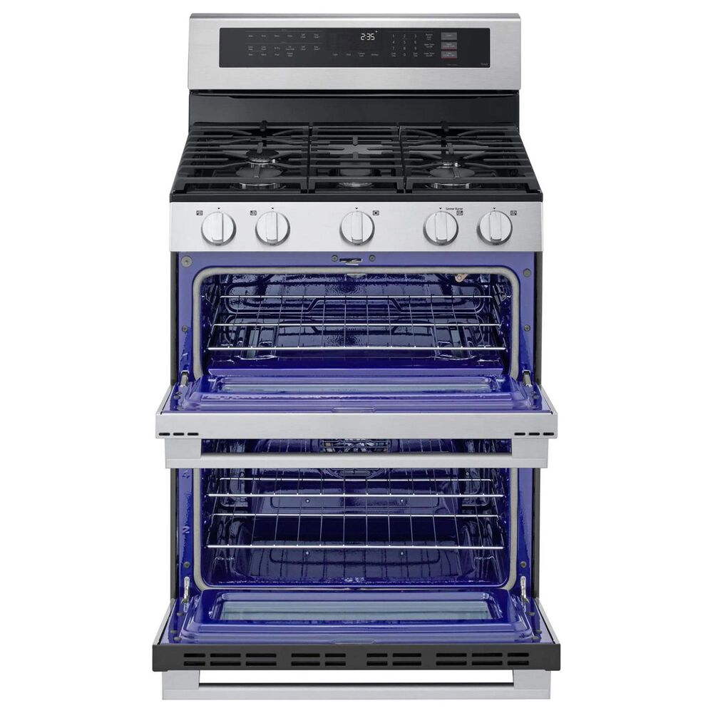 LG 6.9 Cu. Ft. Smart Gas Double Oven Freestanding Range in Stainless Steel, , large