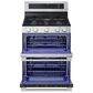 LG 6.9 Cu. Ft. Smart Gas Double Oven Freestanding Range in Stainless Steel, , large