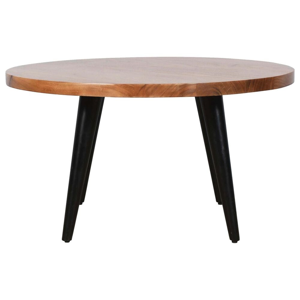 Waltham Prelude Round Cocktail Table in Suede, , large