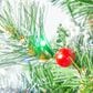 The Gerson Company 4" Potted Pre-Lit Artificial Needle Glacier Pine with White LED Lights in Green, , large