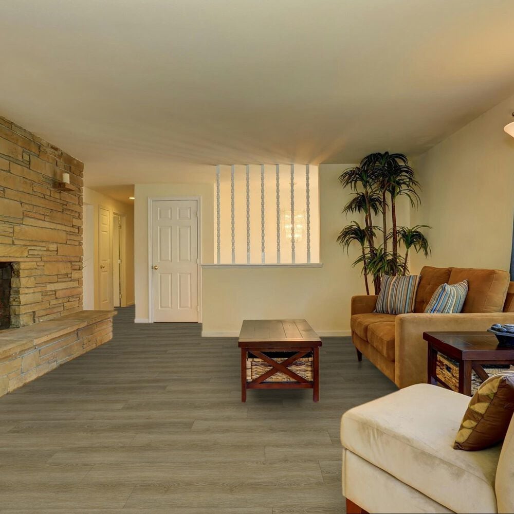 Fuzion SmartDrop 7 Harbor Grey 7&quot; x 48&quot; Luxury Vinyl Plank, , large