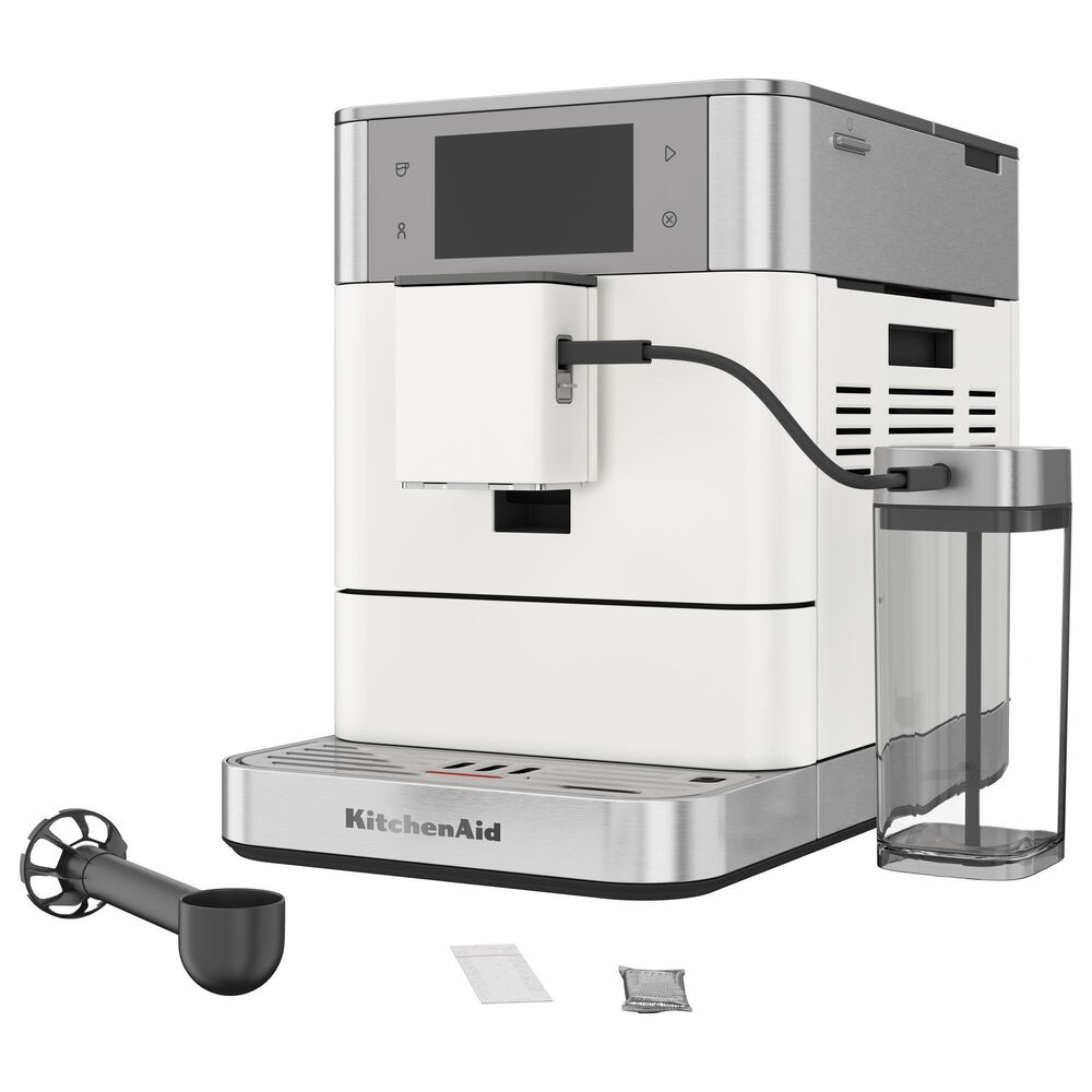 KitchenAid Full Automatic Espresso Machine in Porcelain White, , large