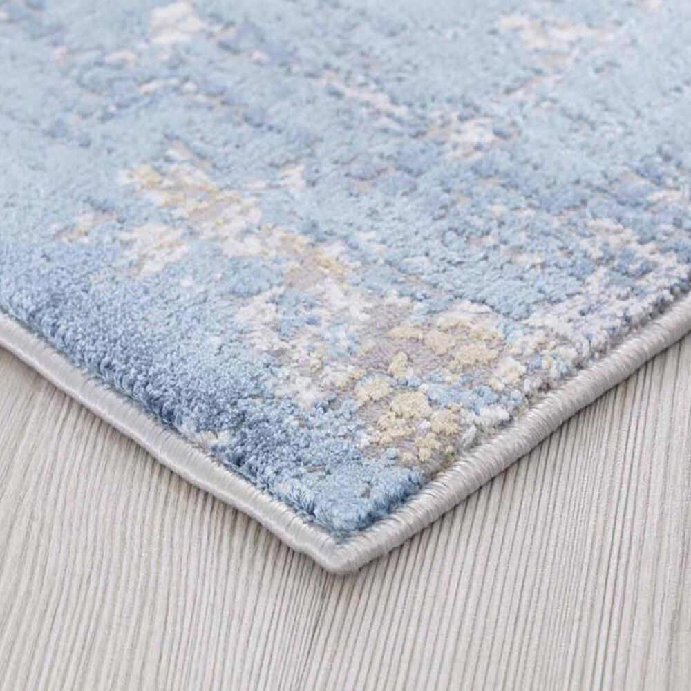 Amer Rugs Hamilton 5&#39;3&quot; x 7&#39;6&quot; Gold and Blue Area Rug, , large