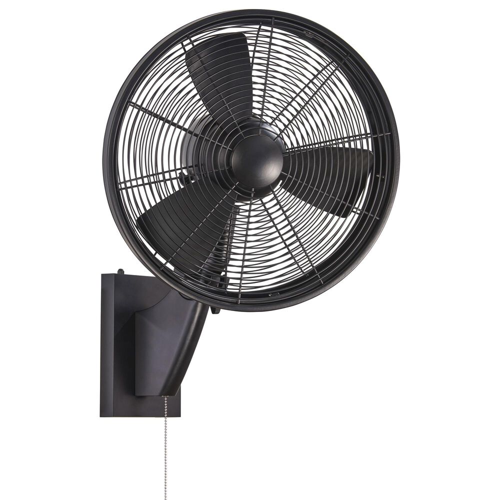 Minka-Aire Anywhere 16" Indoor/Outdoor Oscillating Fan in Matte Black, , large