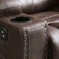 Ashley Owner"s Box Power Reclining Sofa in Thyme, , large