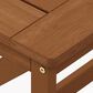 HOMLUX Patio Coffee Table with X Leg in Teak Oil, , large