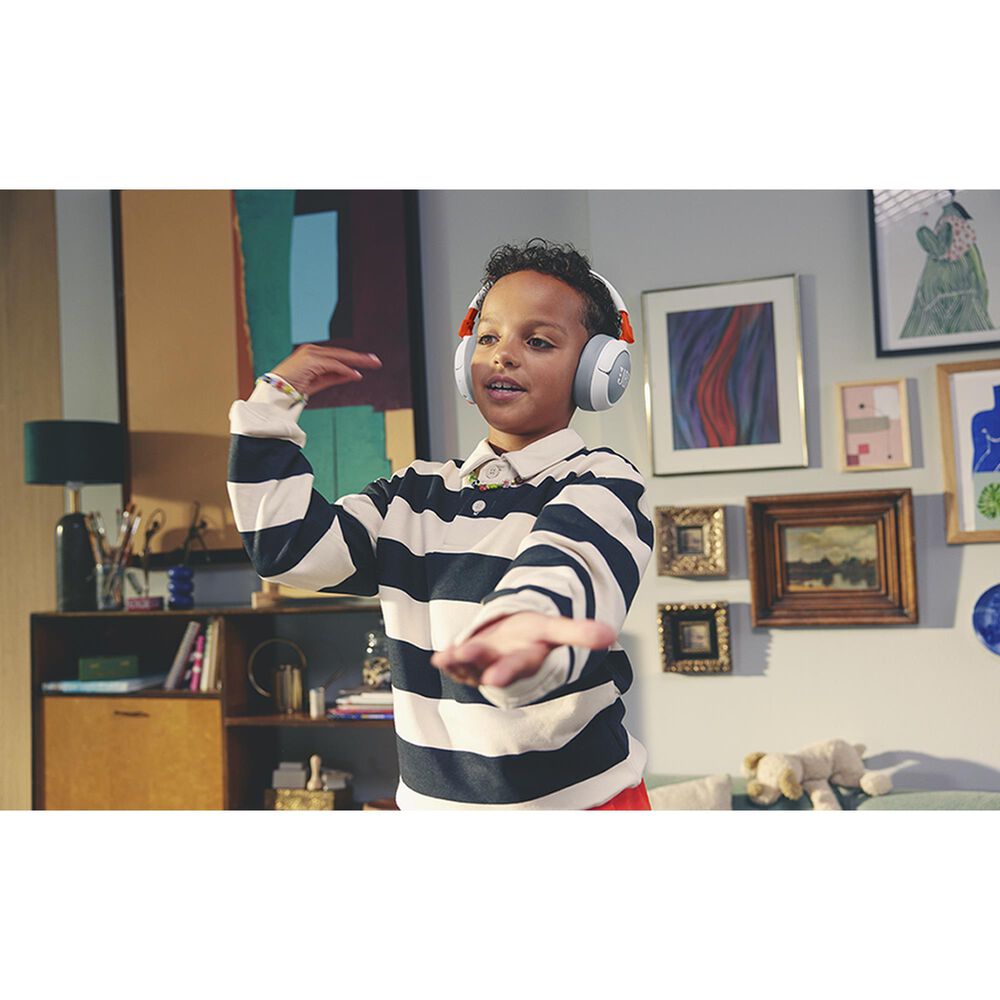 JBL Junior 470NC Over Ear Kids Headphones in White, , large