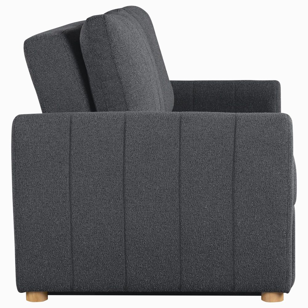 Lifestyle Solutions Galloway Convertible Sofa in Charcoal, , large