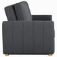 Lifestyle Solutions Galloway Convertible Sofa in Charcoal, , large