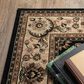 Oriental Weavers Ariana 311K 2"3" x 7"9" Black Runner, , large