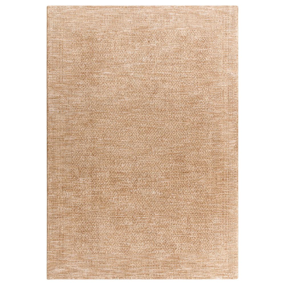 Surya Masterpiece MPC-2323 Light Beige, Beige and Brown 7"10" x 10"2" Area Rug, , large