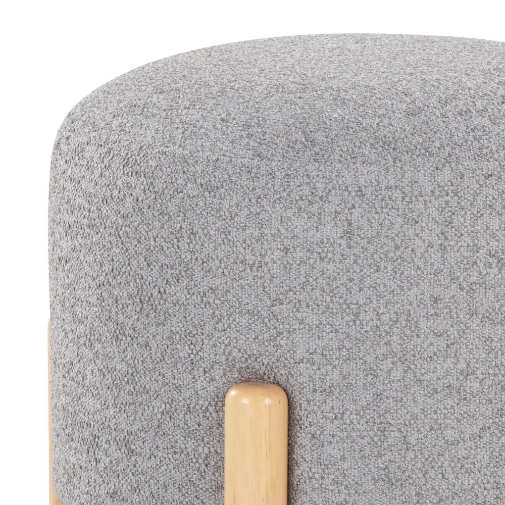 Lumisource Michelle Terry Ottoman in Light Grey, , large