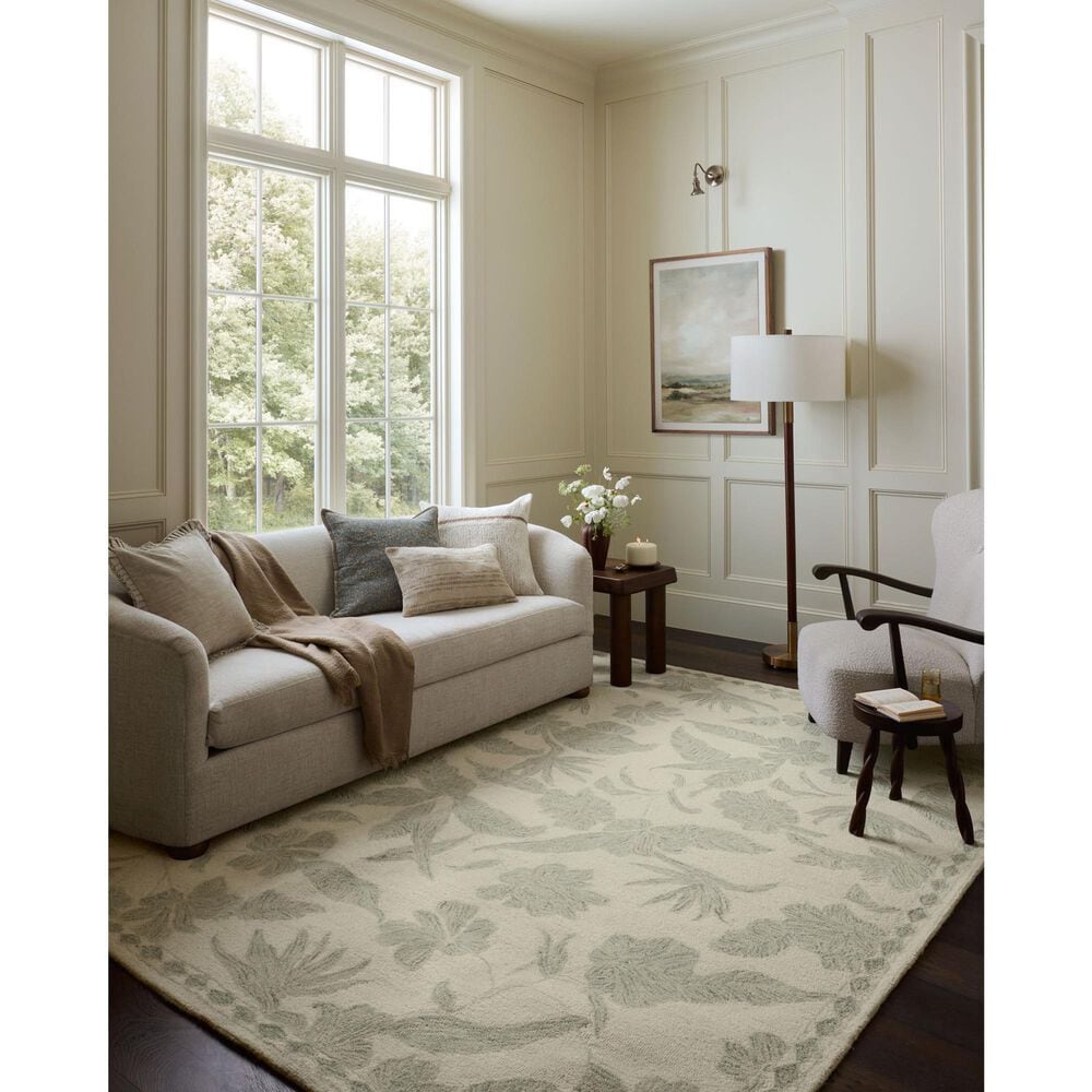 Loloi Lenore Ivory and Sky 2'6" x 7'6" Runner, , large