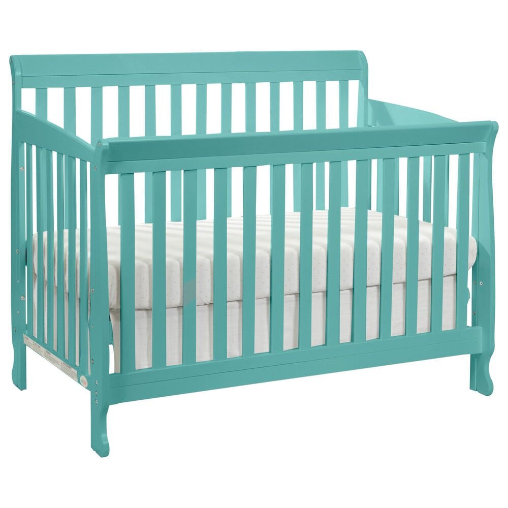 Hearth and Haven Riley 4-In-1 Convertible Crib in Turquoise, , large